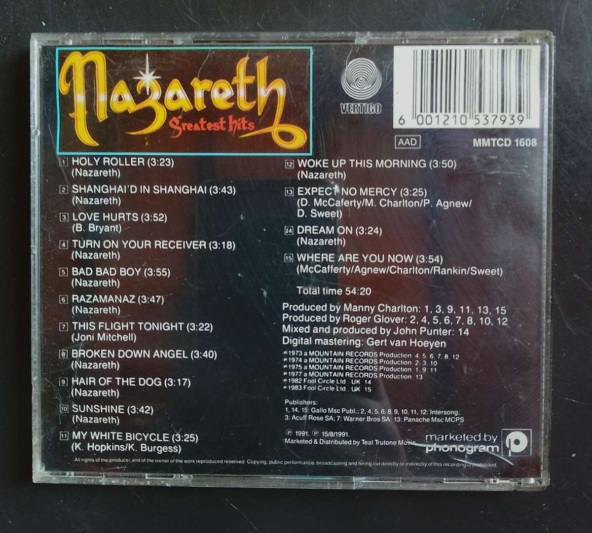 Nazareth Greatest Hits (CD)