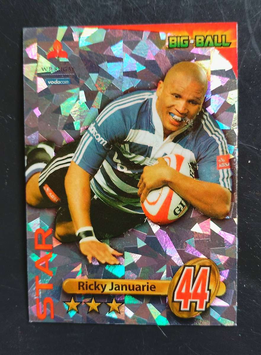RICKY JANUARIE - 2010 BIG BALL RUGBY COLLECTION STAR PLAYER CARD