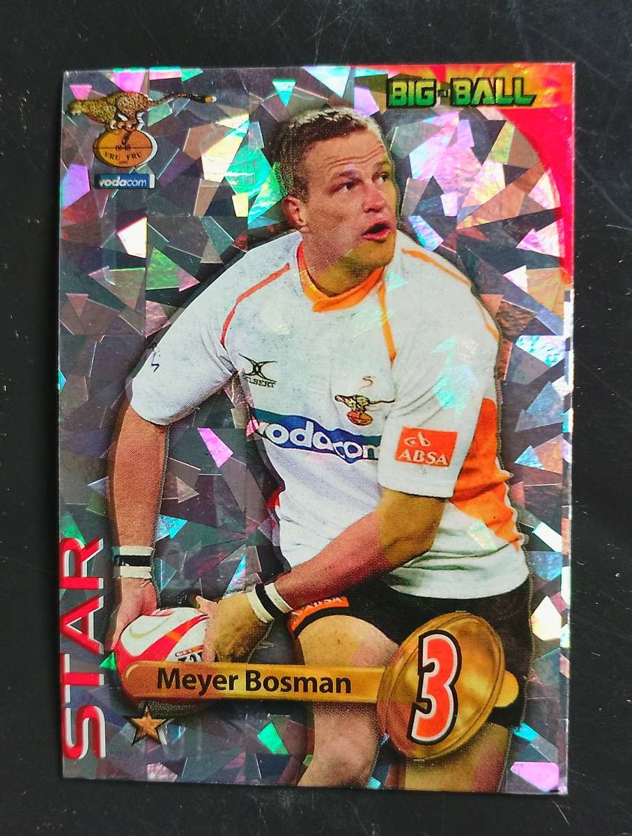 MEYER BOSMAN - 2010 BIG BALL RUGBY COLLECTION STAR PLAYER CARD