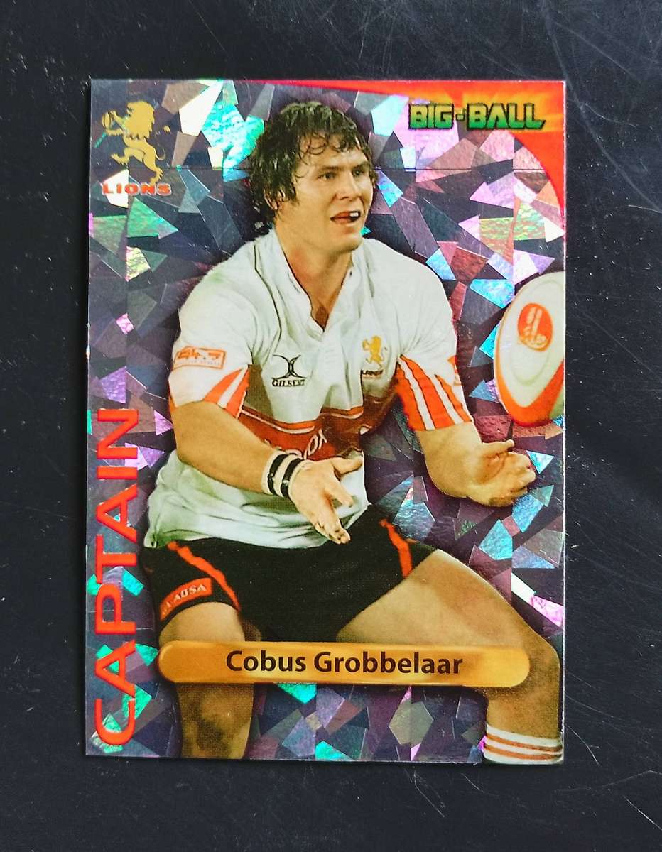 COBUS GROBBELAAR - 2010 BIG BALL RUGBY COLLECTION STAR PLAYER CARD