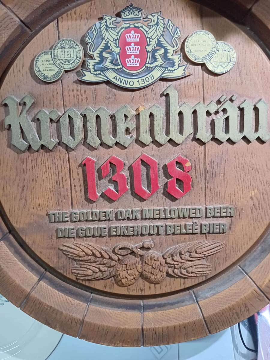 BAR WALL DECORATION KRONENBRAU 1908