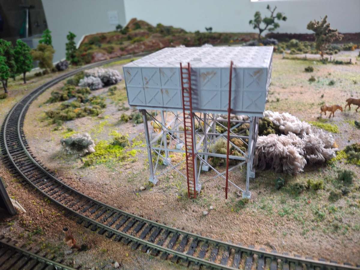 SAR  SOUTH AFRICAN RAILWAYS  water tank Brass