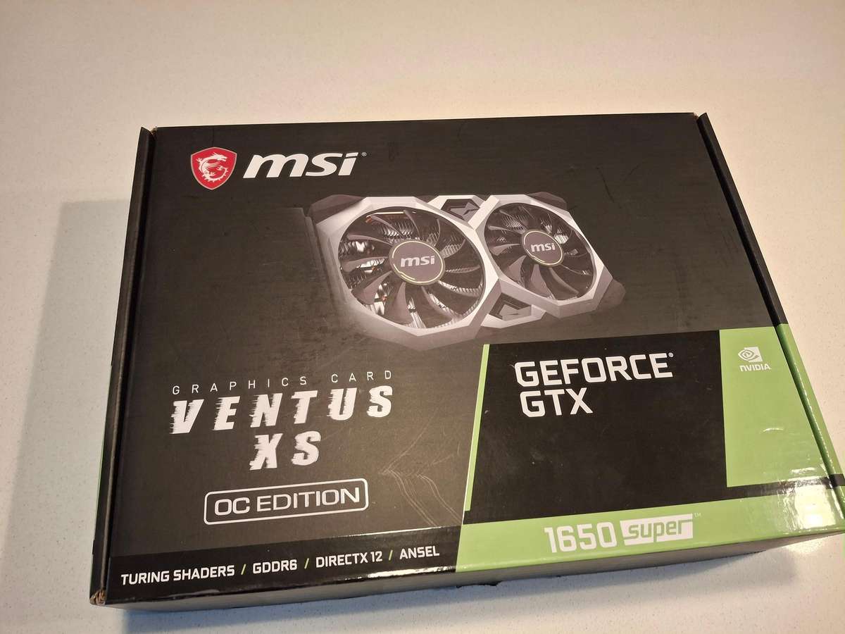 MSI GeForce GTX 1650 D6 VENTUS XS OC 4GB GDDR6 Graphics Card
