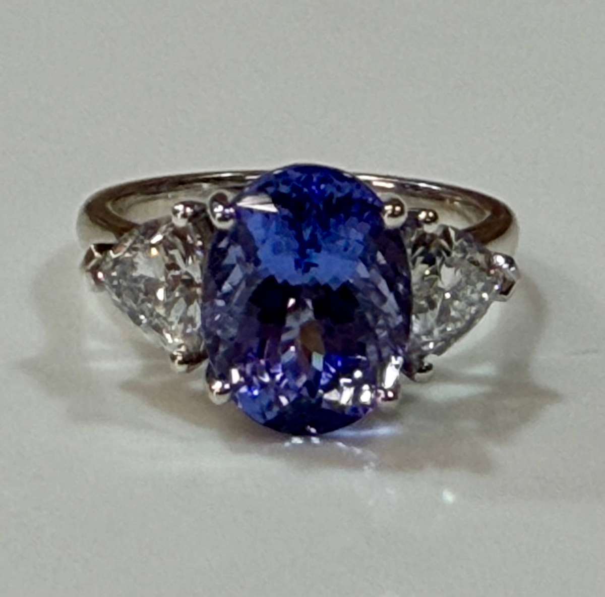 6.80 Tanzanite & 1.72ct Diamond Ring