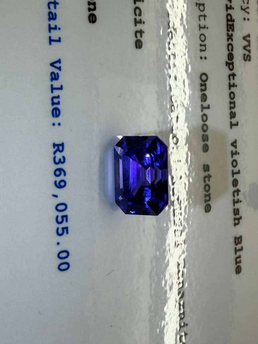 12.23CT PREMIUM INVESTMENT TANZANITE * Certified Tanzanite *