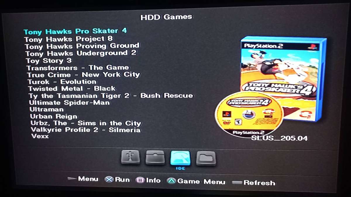 PS2 Phat+ Hard drive (1 TB) + Adaptor + 8 MB Memory card/ PS2 Phat Console