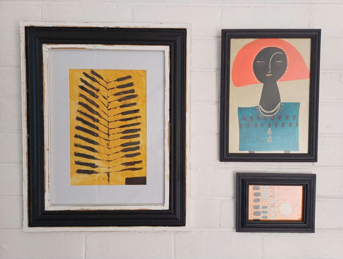Set of 3 Framed Artworks