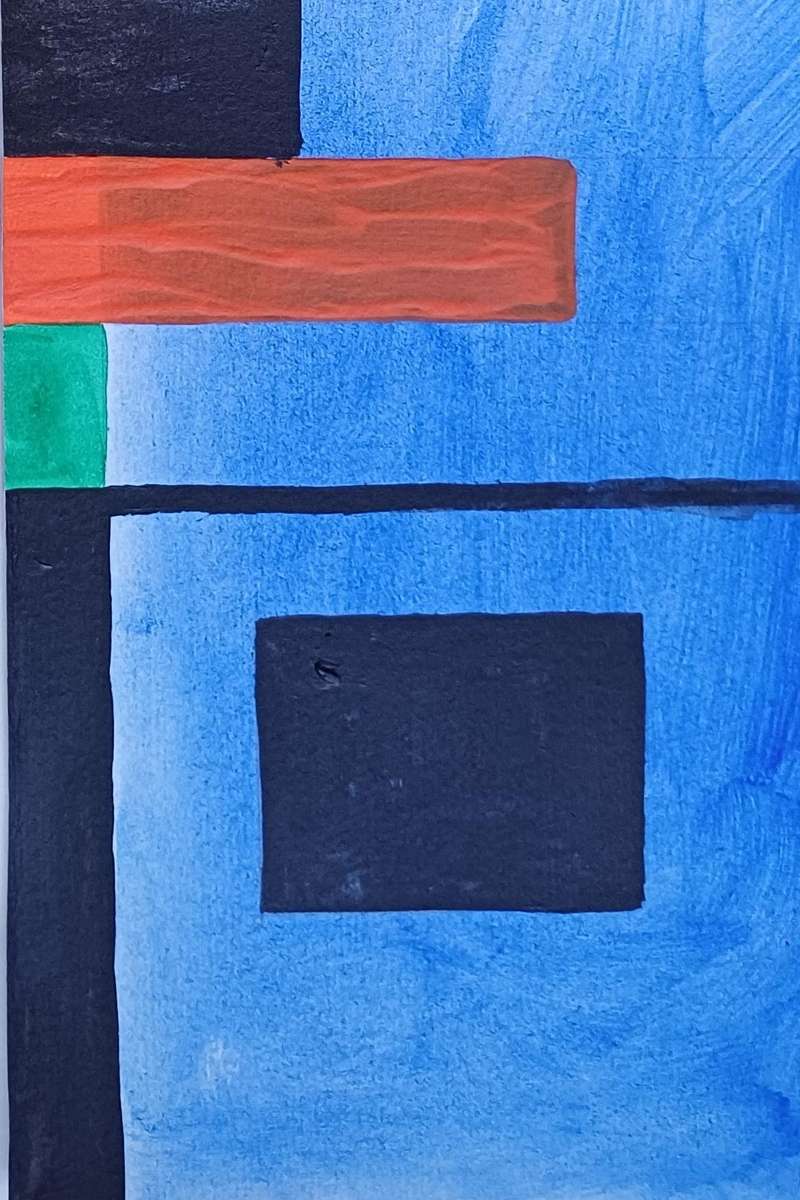 Art set 1 - Acrylics on paper - Abstract Art