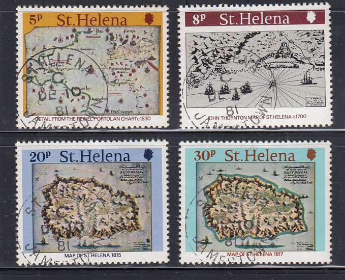 ST HELENA 1981 SG 373-376 USED