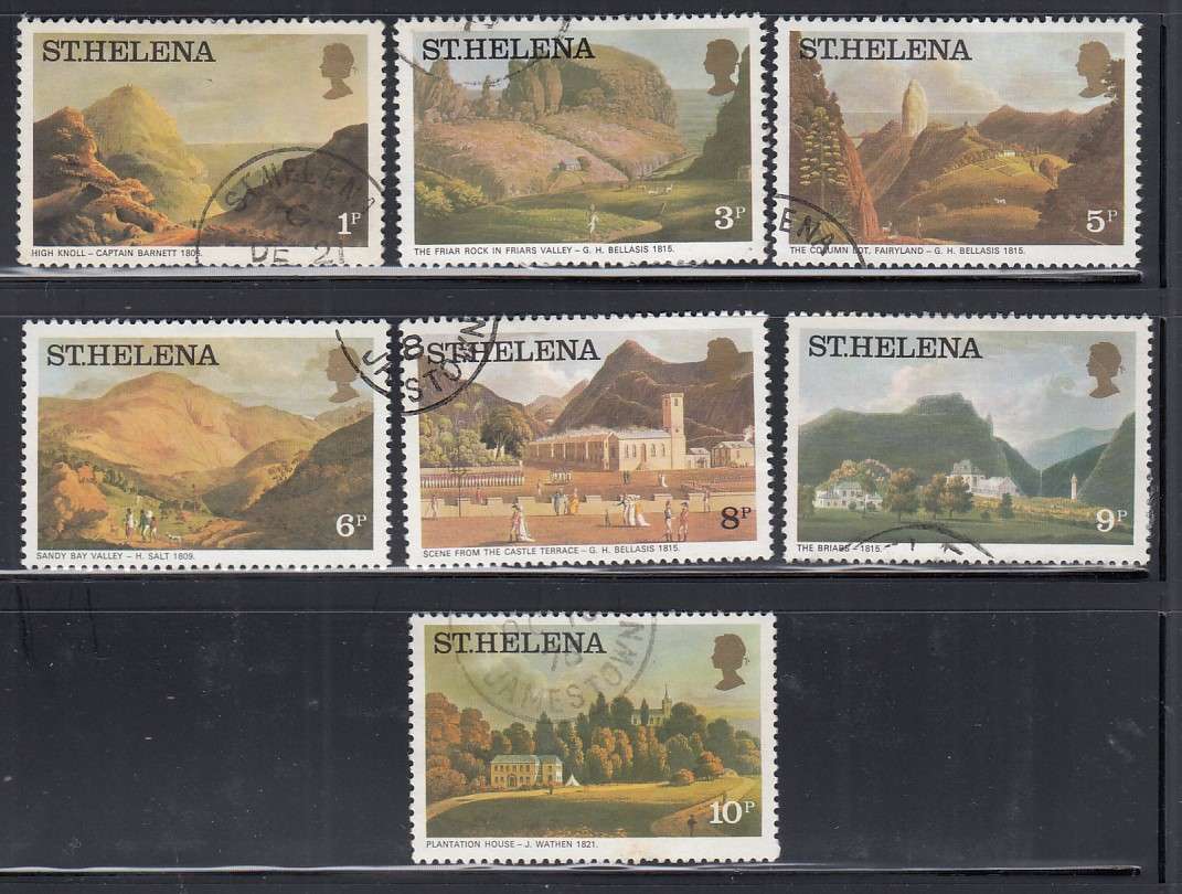 ST HELENA 1976 LOT USED