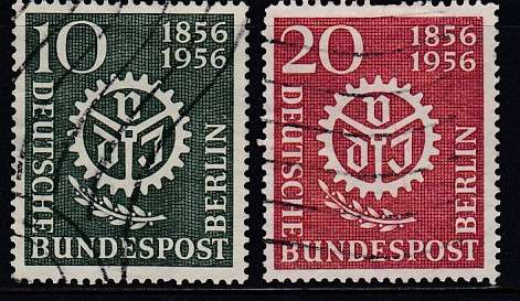 BERLIN 1956 SG B149-B150 VFU.