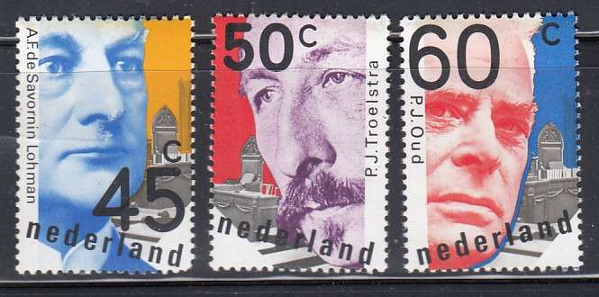 NETHERLANDS 1980 SG 1327-1329 COMPLETE SET MNH.