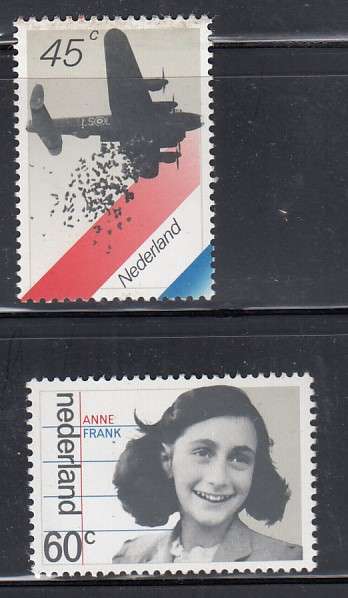 NETHERLANDS 1980 SG 1334-1335 COMPLETE SET MNH.
