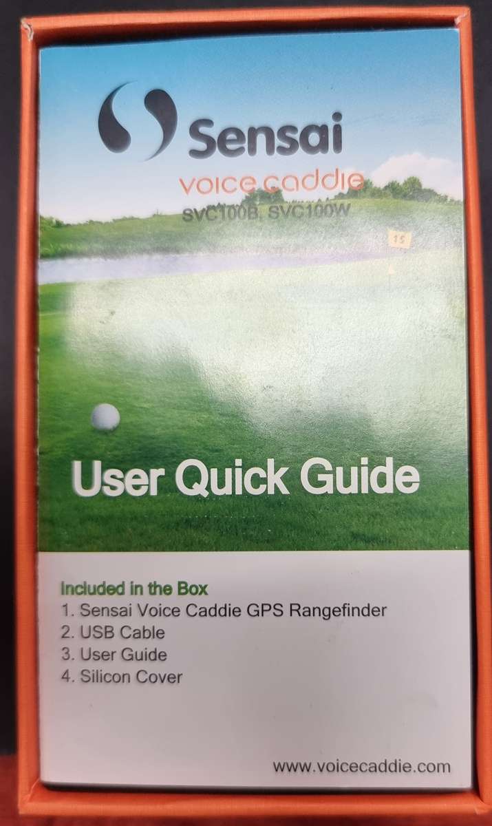 Sensai Voice Caddie SVC100 Golf GPS Rangefinder - Black