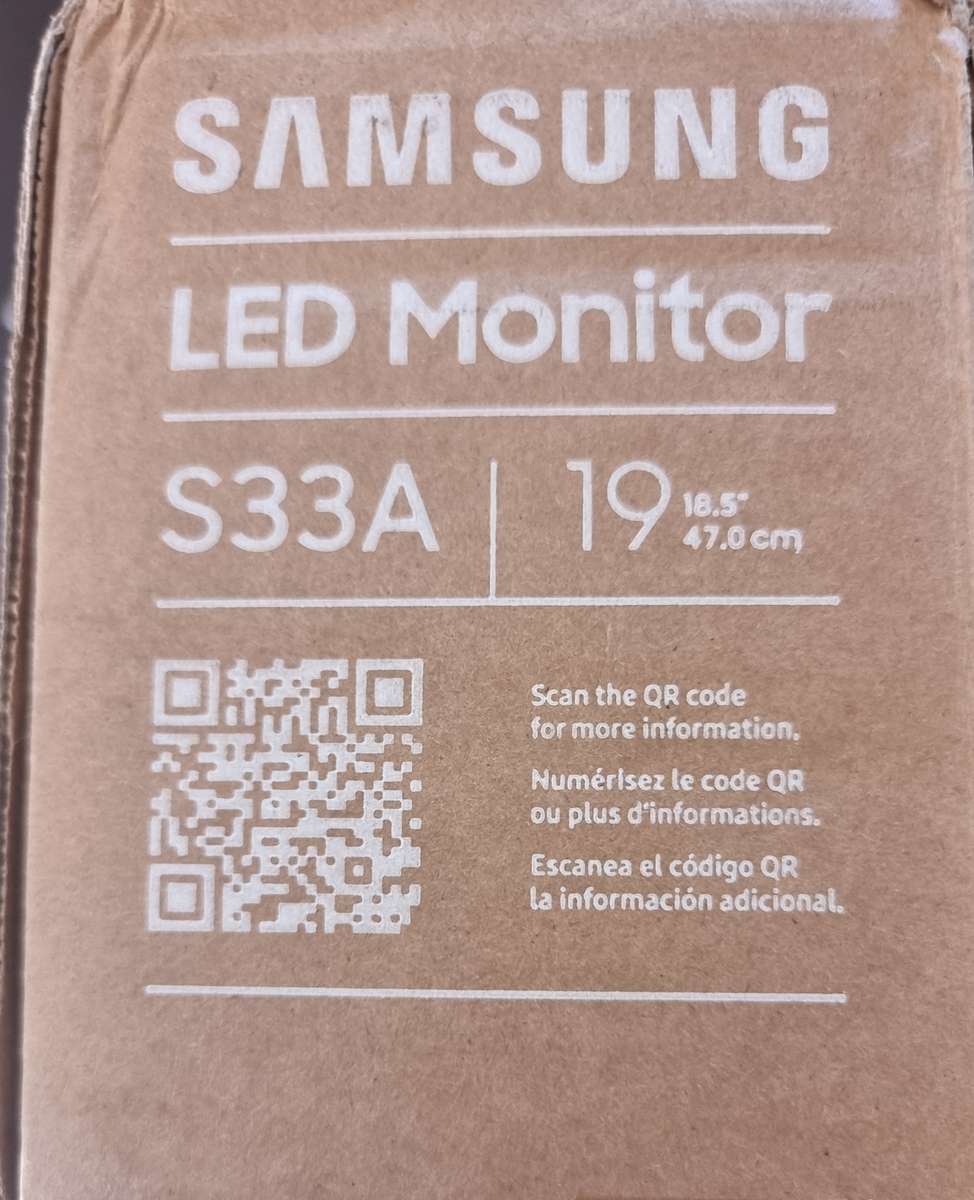 Samsung S33A LS19A330 19" TN WXGA 60Hz LS19A330NHMXZN Flat Office Monitor