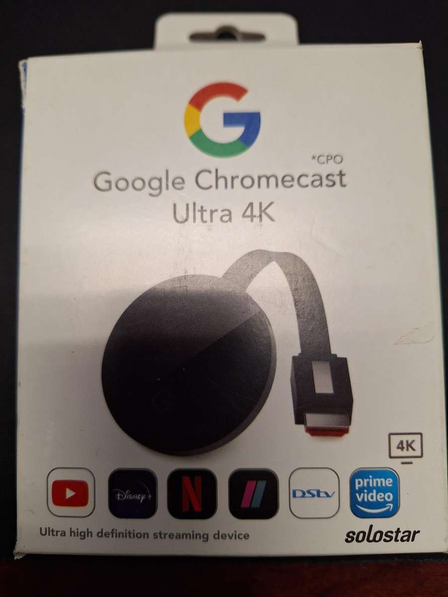 Google Chromecast Ultra, Black