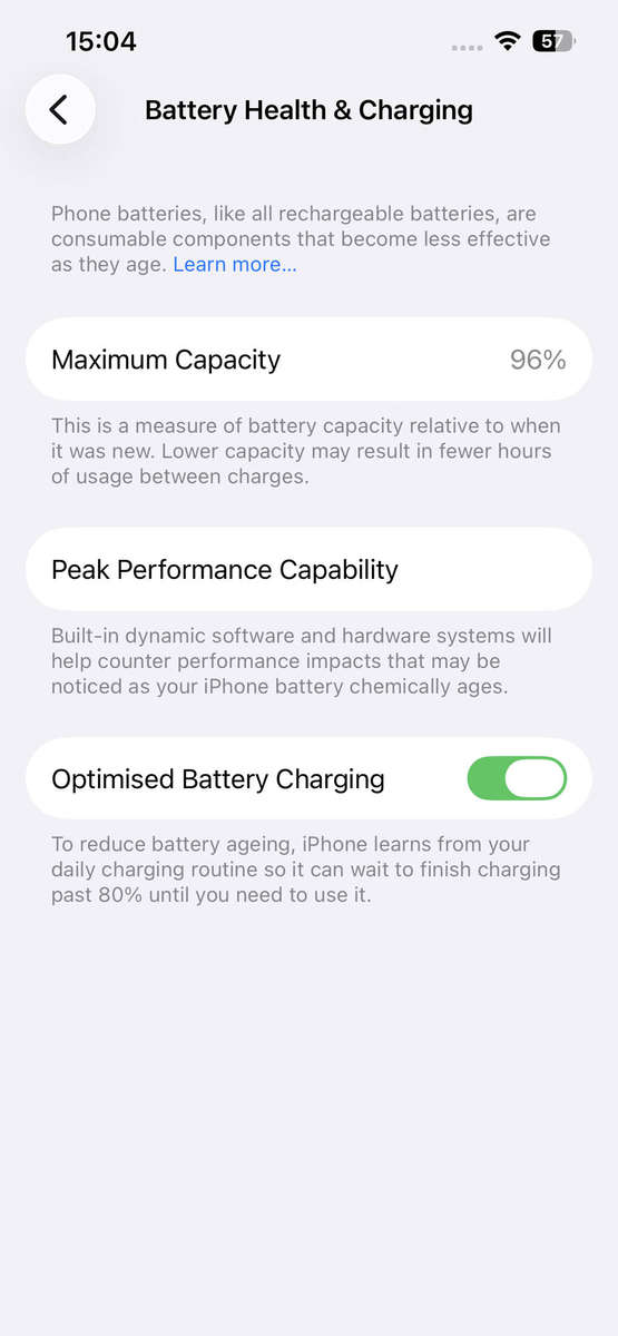 iPhone 13 128GB Midnight | 96% Battery | Warranty to May 2026 | Pristine