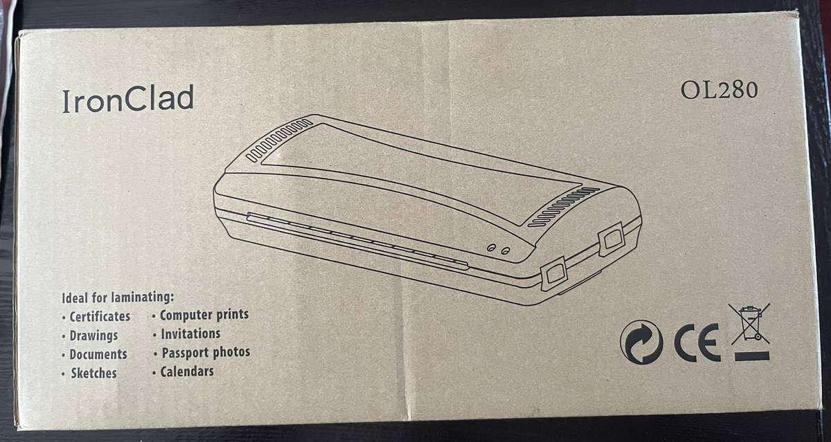 IronClad A4 Laminating Machine for parts or repair