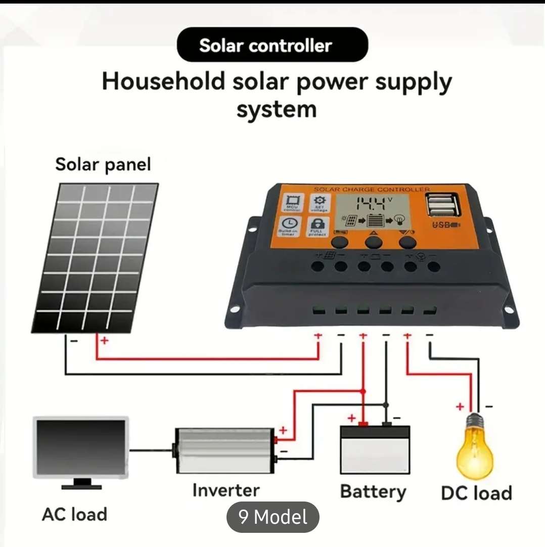 Solar Charge Controller 100A 12V/24V