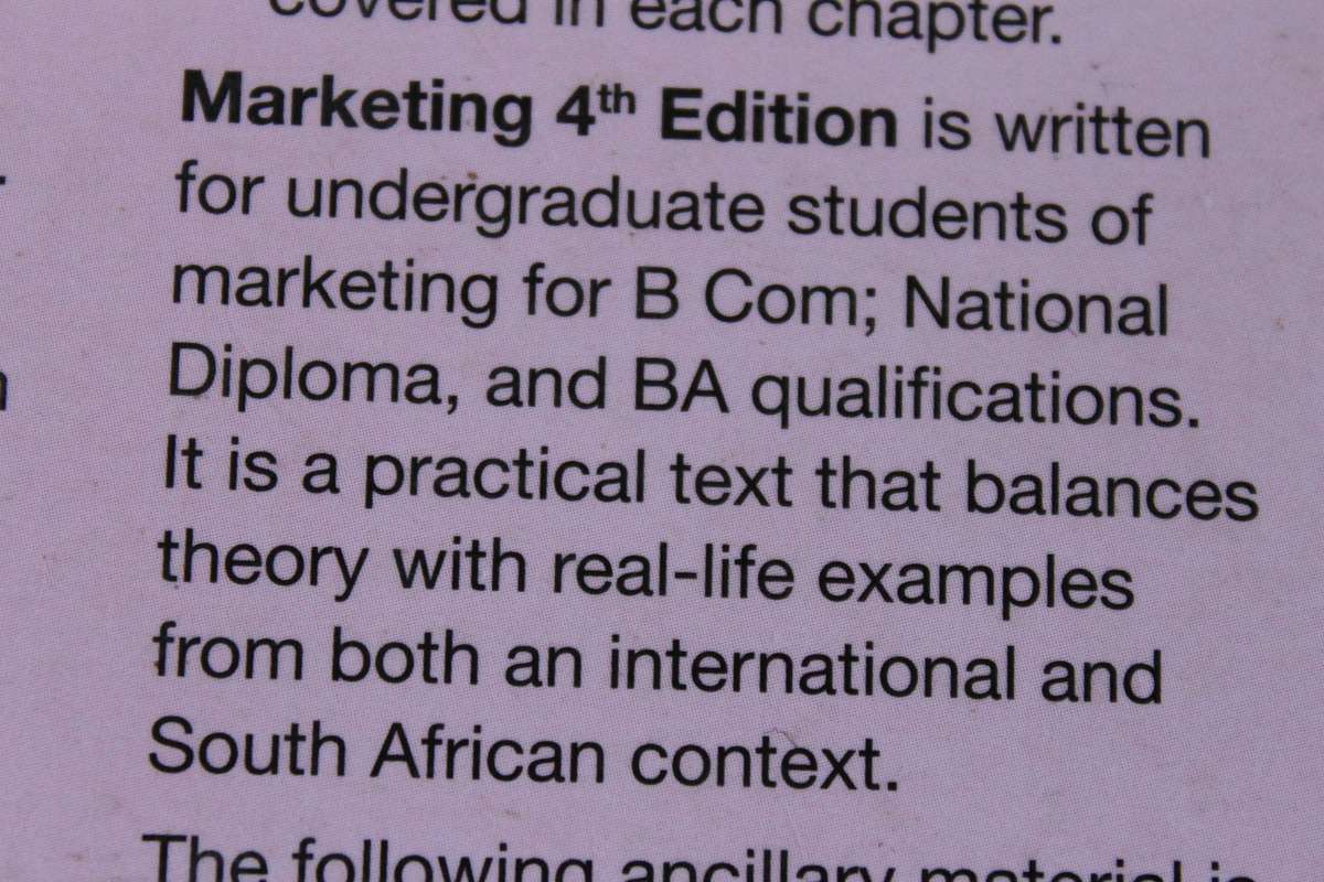 MARKETING - 4th Edition in 2015 by C. Lamb/ J. Hair and others