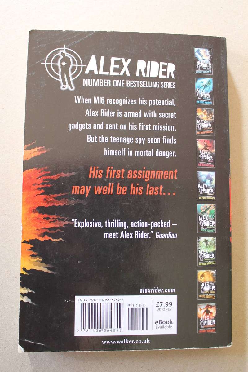 2 PAPERBACKS: ALEX RIDER STORMBREAKER & ALEX RIDER POINT BLANC by Anthony Horowitz