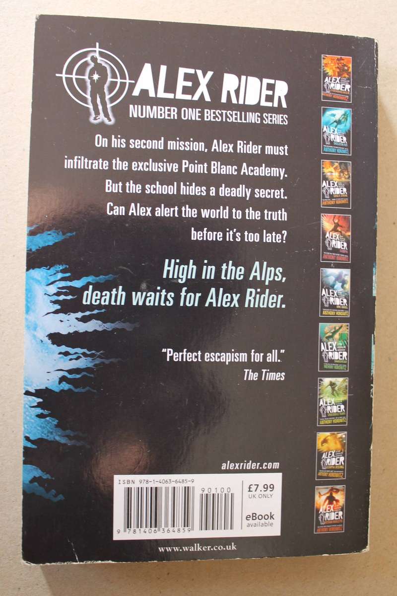 2 PAPERBACKS: ALEX RIDER STORMBREAKER & ALEX RIDER POINT BLANC by Anthony Horowitz