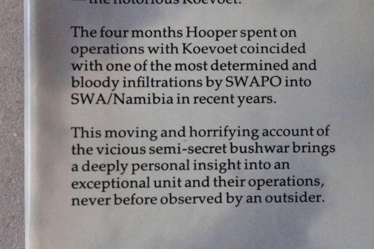 KOEVOET!  by Jim Hooper  (South African bushwar)