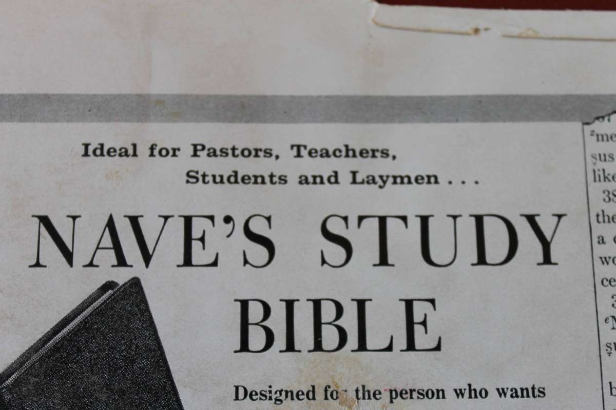 NAVE'S TOPICAL BIBLE  by Orville J. Nave