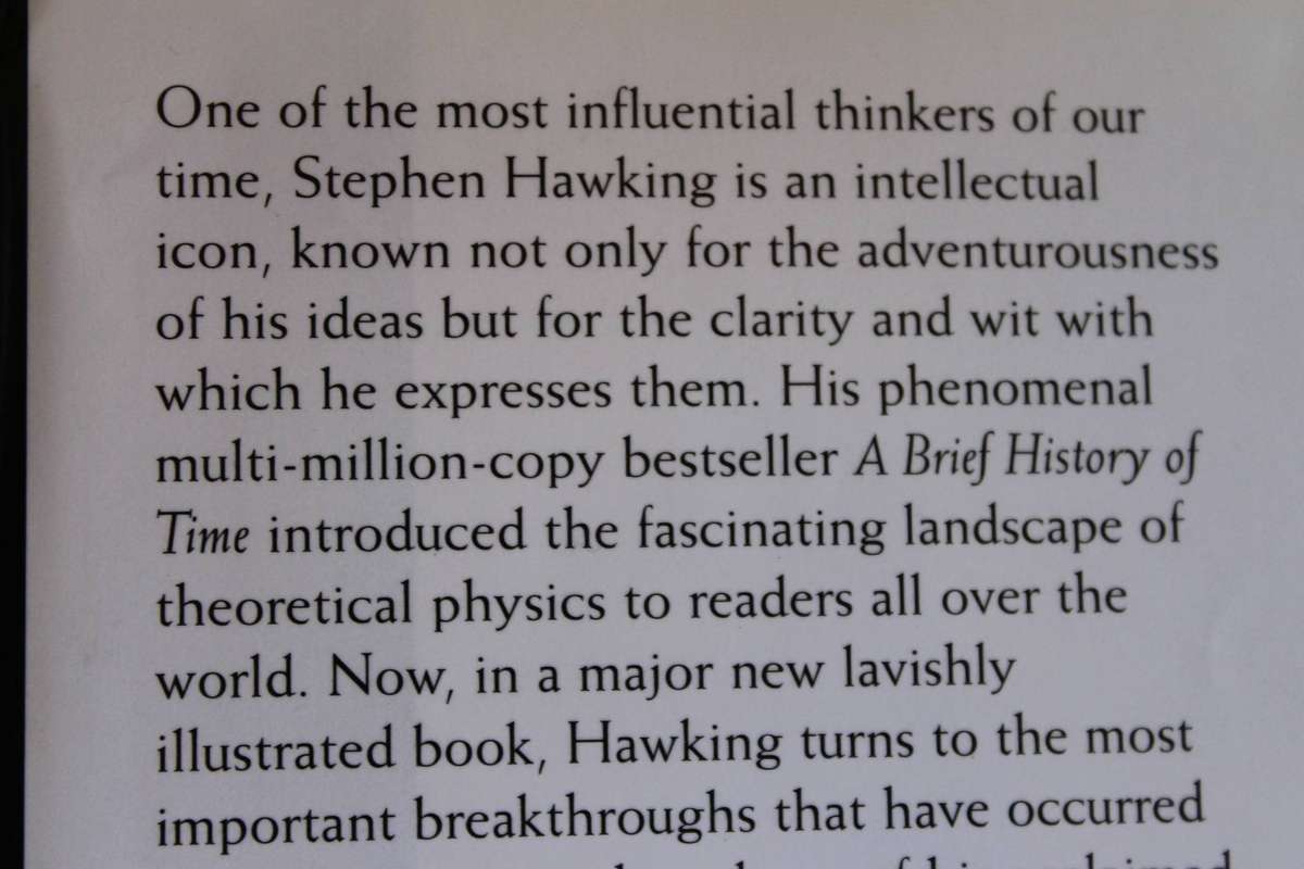 THE UNIVERSE IN A NUTSHELL  by Stephen Hawking