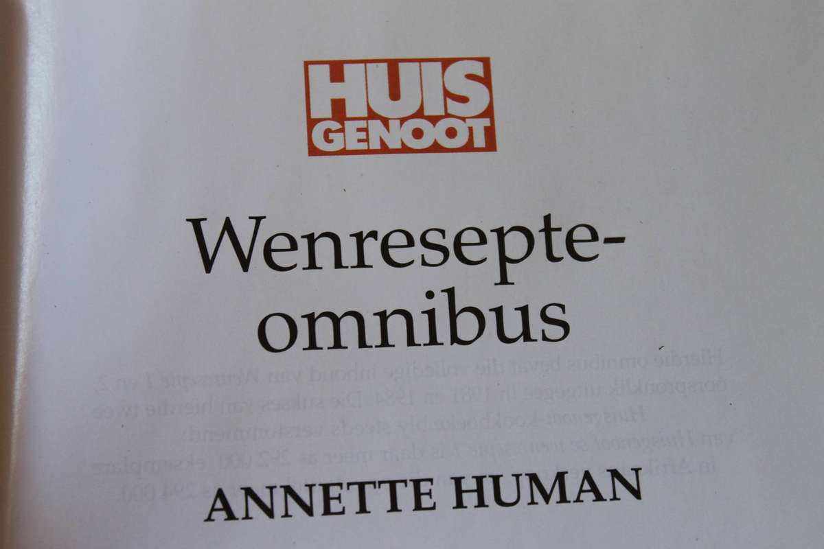 DIE OMNIBUS HUISGENOOT WENRESEPTE 1 en 2  deur Annette Human