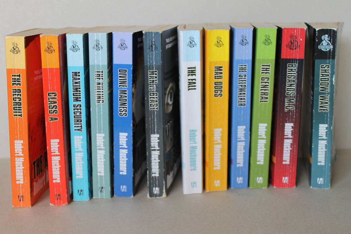PAPERBACKS: THE CHERUB SERIES  Numbers 1 to 12  by Robert Muchamore
