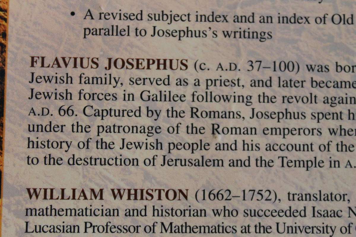 THE NEW COMPLETE WORKS OF JOSEPHUS  Translated by William Whiston  Commentary Paul L Maier