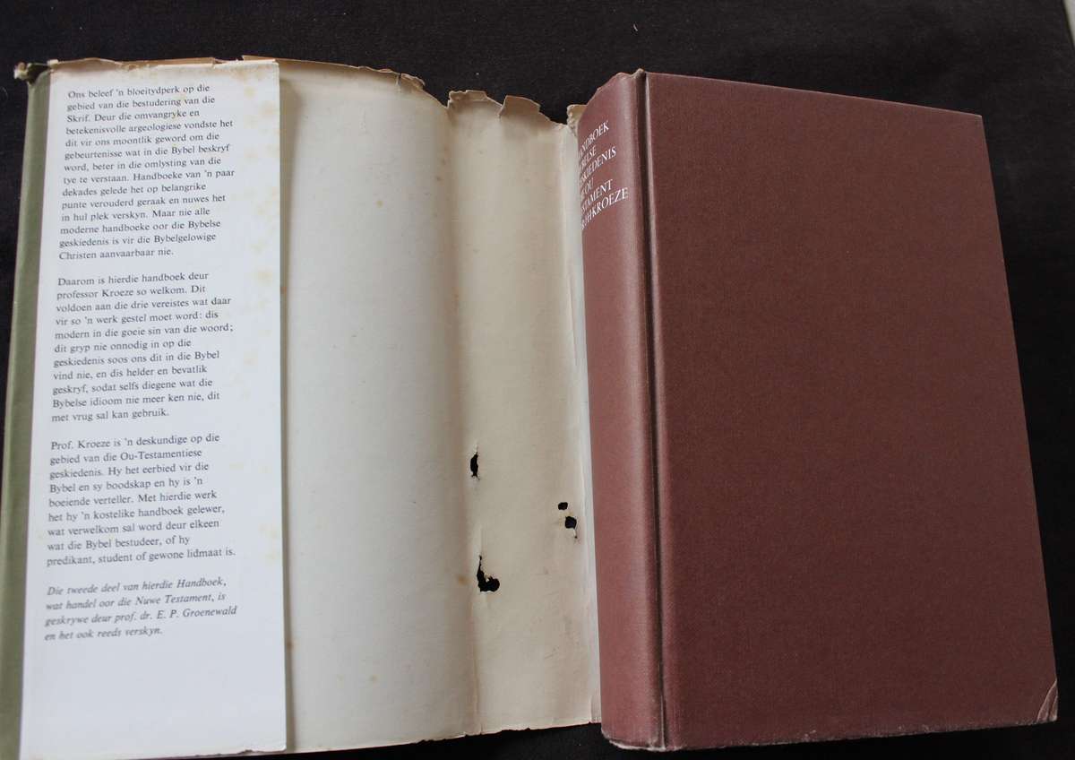 HANDBOEK BYBELSE GESKIEDENIS. Die Ou Testament. Dr. J.H. Kroeze.