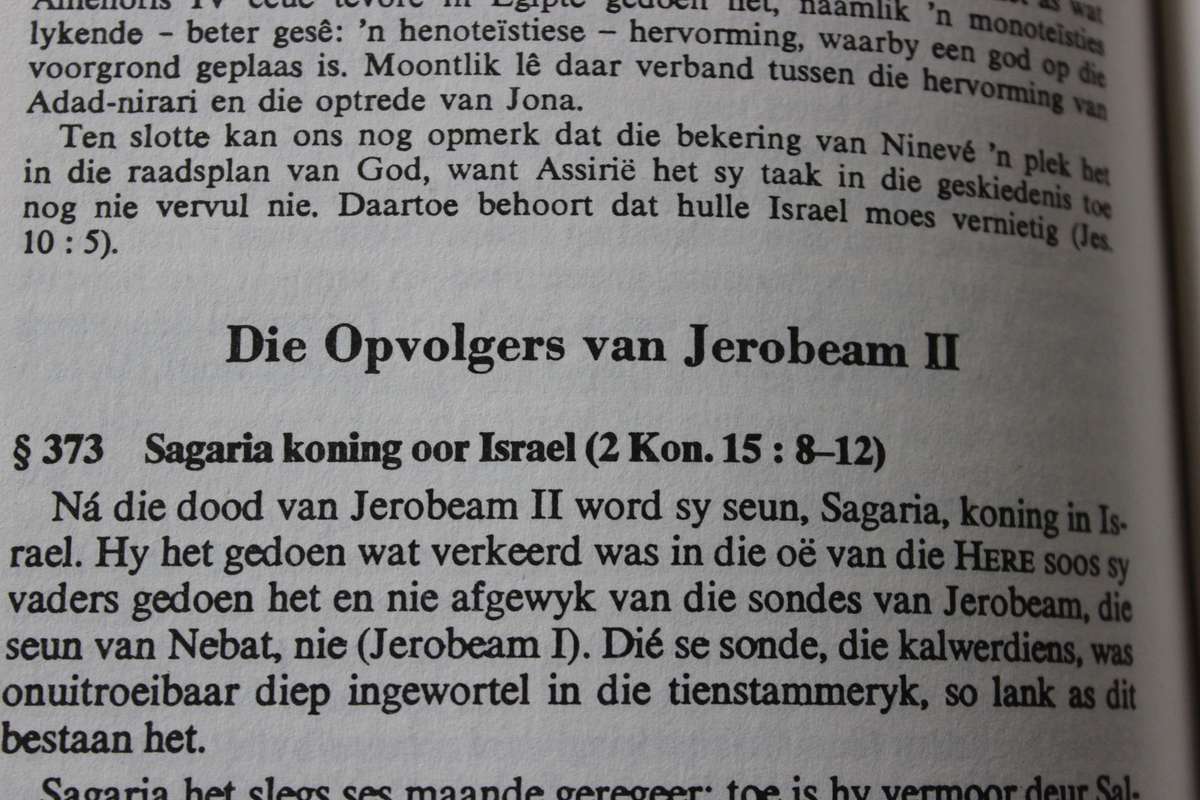 HANDBOEK BYBELSE GESKIEDENIS. Die Ou Testament. Dr. J.H. Kroeze.