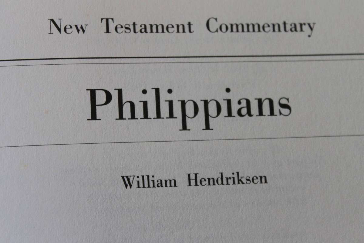 NEW TESTAMENT COMMENTARY : PHILIPPIANS  by William Hendriksen