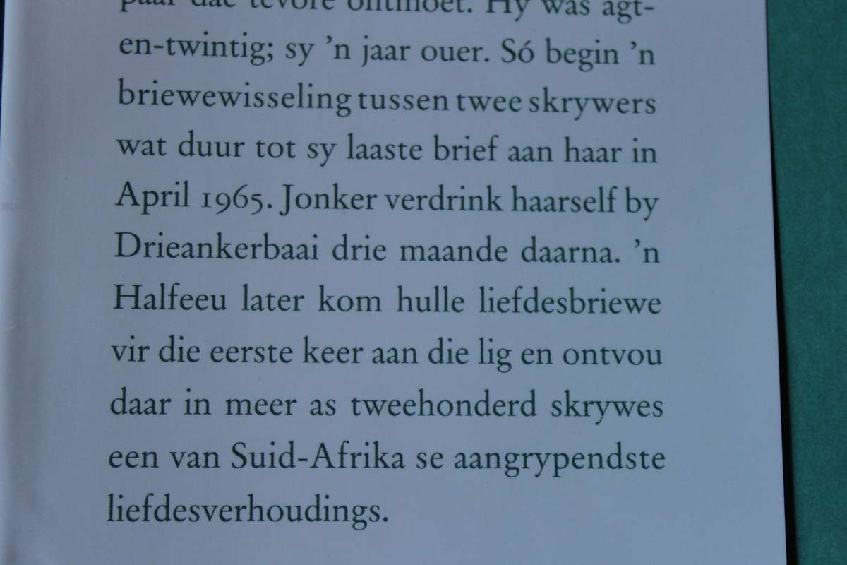 VLAM IN DIE SNEEU  Liefdesbriewe van André P. Brink & Ingrid Jonker