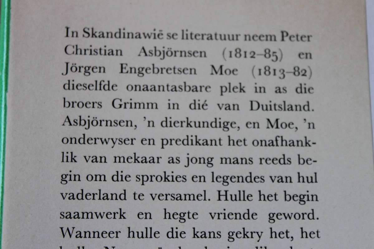 DIE GRASPOPPIE EN ANDER NOORSE SPROKIES  deur P.C. Asbjörsen en J.E. Moe