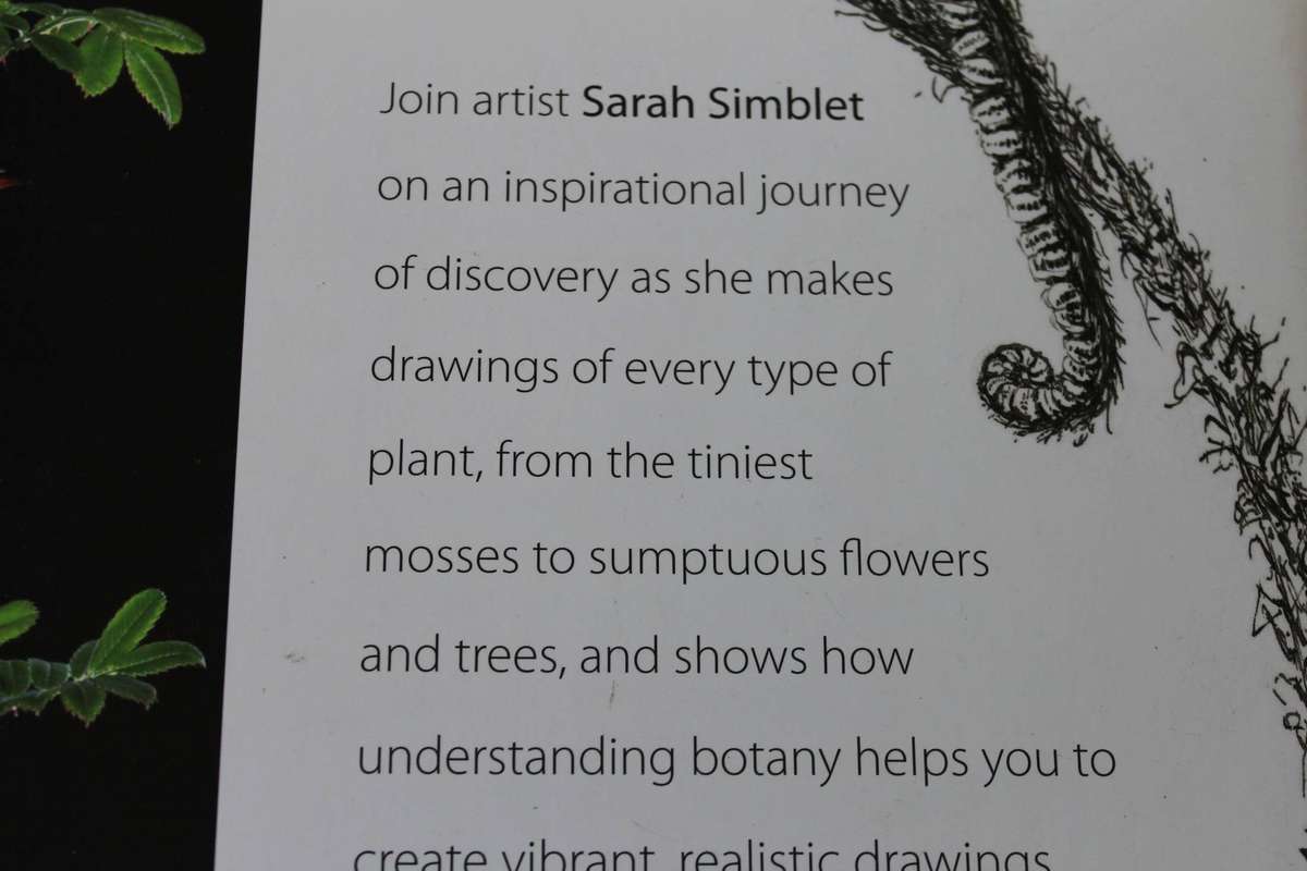 BOTANY FOR THE ARTIST  by Sarah Simblet (Inspirational guide to drawing plants)