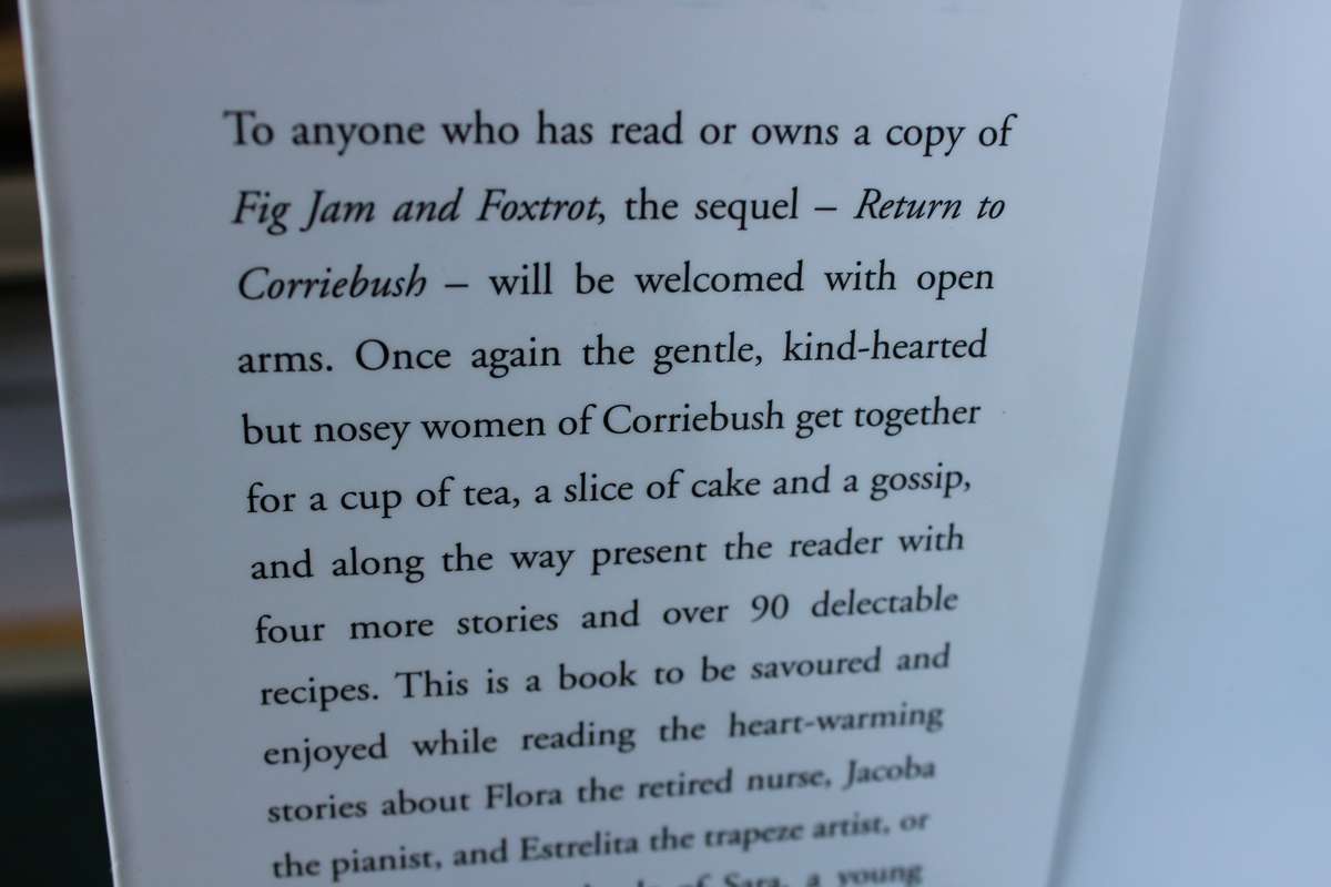 RETURN TO CORRIEBUSH. Stories and Recipes by Lynn Bedford Hall.