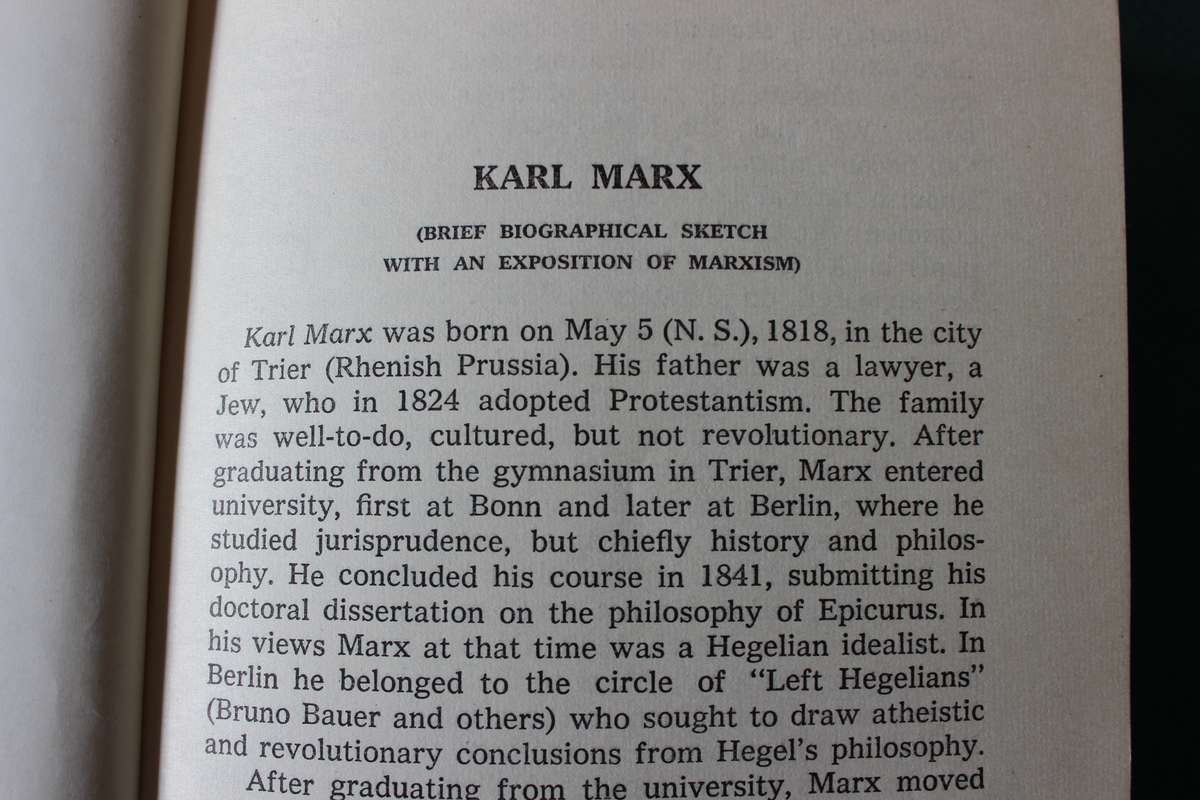 V.I. LENIN. Marx, Engels, Marxism. (Sixth English Edition)