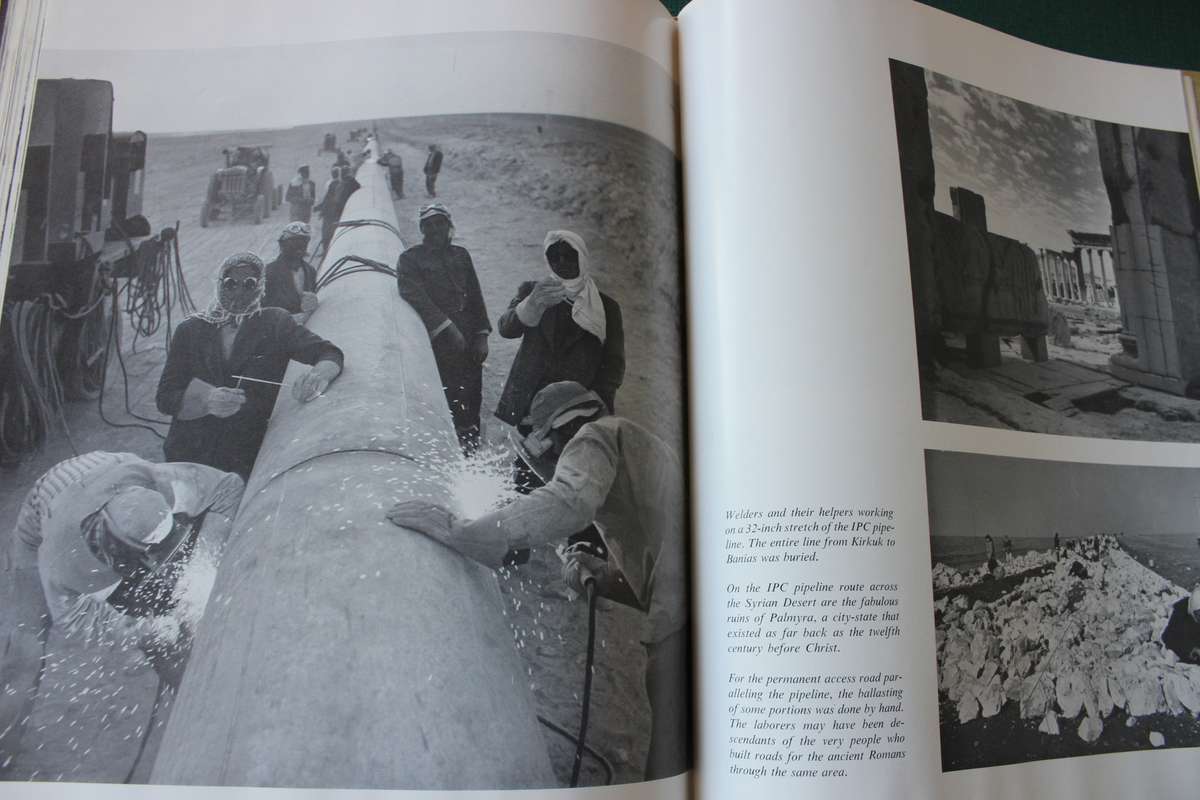BECHTEL IN ARAB LANDS. A 15th-year review of engineering and construction projects. Richard Finnie.