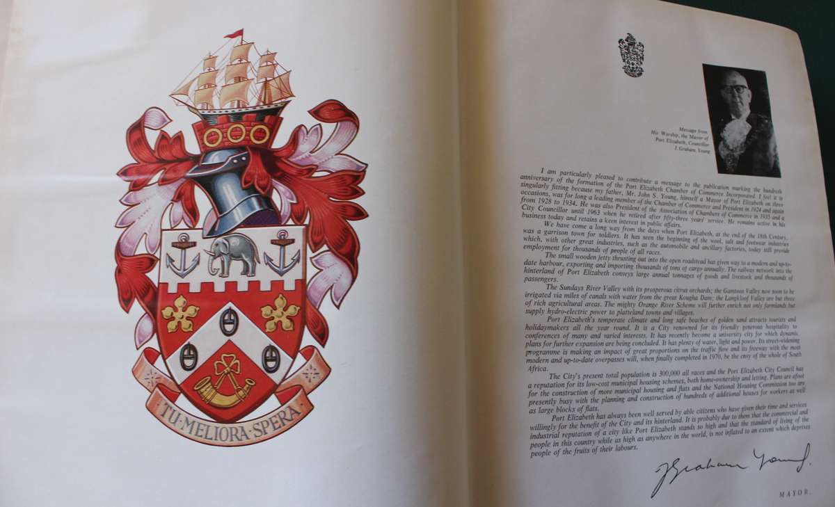 THE CITY OF PORT ELIZABETH. Edited by Ramon Lewis Leigh.