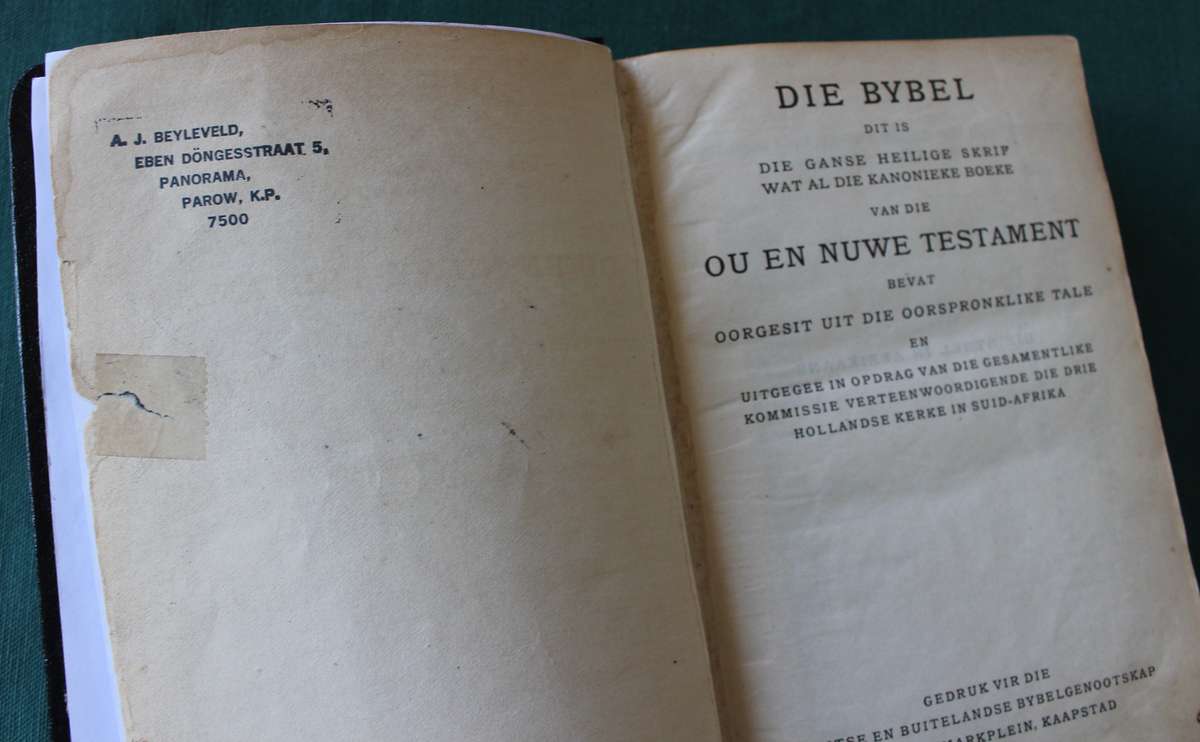 DIE BYBEL 1933-uitgawe.