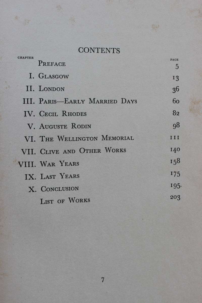 JOHN TWEED: Sculptor. A Memoir.
