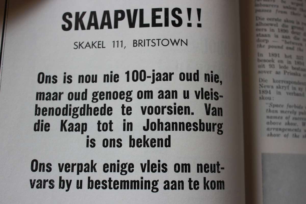 BRITSTOWN. Die eerste honderd jaar 1977-1977. Saamgestel deur R.B. Raath.