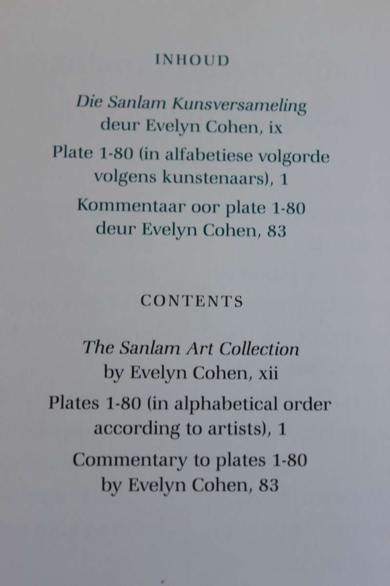 ART COLLECTION SANLAM KUNSVERSAMELING. Nr 1414 van 5 000 kopieë