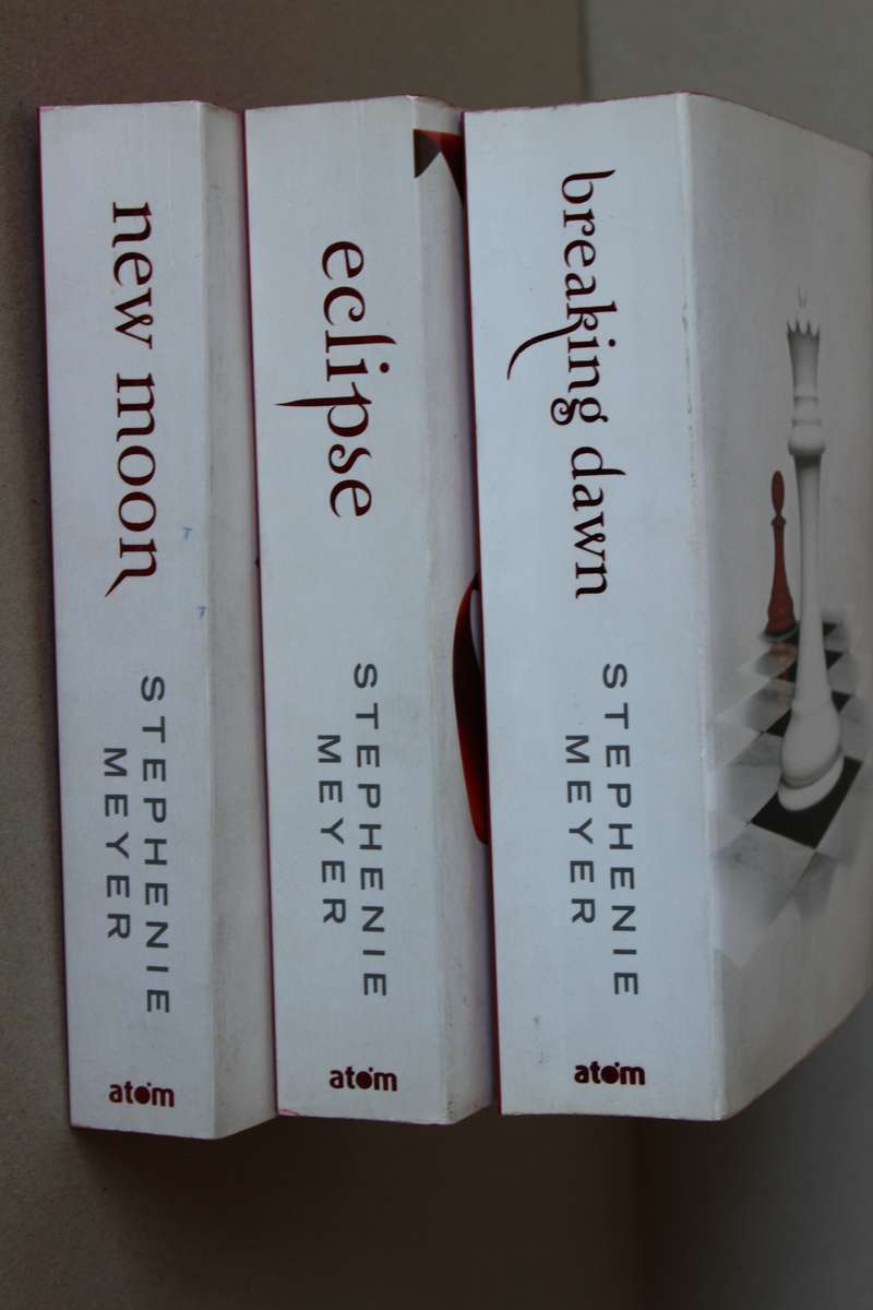 NEW MOON, ECLIPSE AND BREAKING DAWN  BOOKS 2,3 AND 4  by Stephanie Meyer