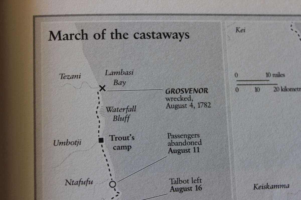 THE CALIBAN SHORE  (The fate of the Grosvenor Castaways)  by Stephen Taylor