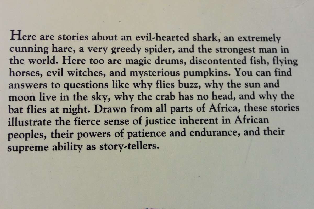 AFRICAN MYTHS AND LEGENDS  retold by Kathleen Arnott