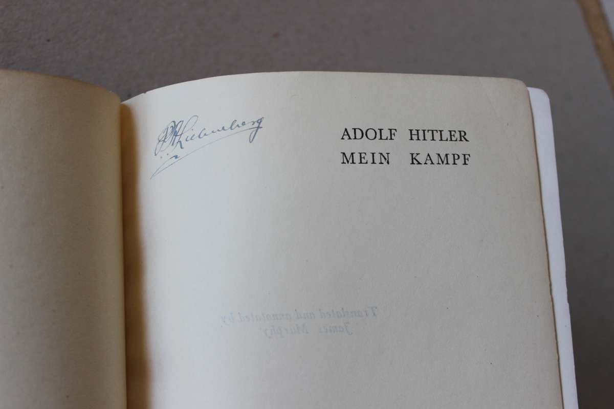MEIN KAMPF  by Adolf Hitler Unexpurgated Edition Two Volumes in One.(1924)